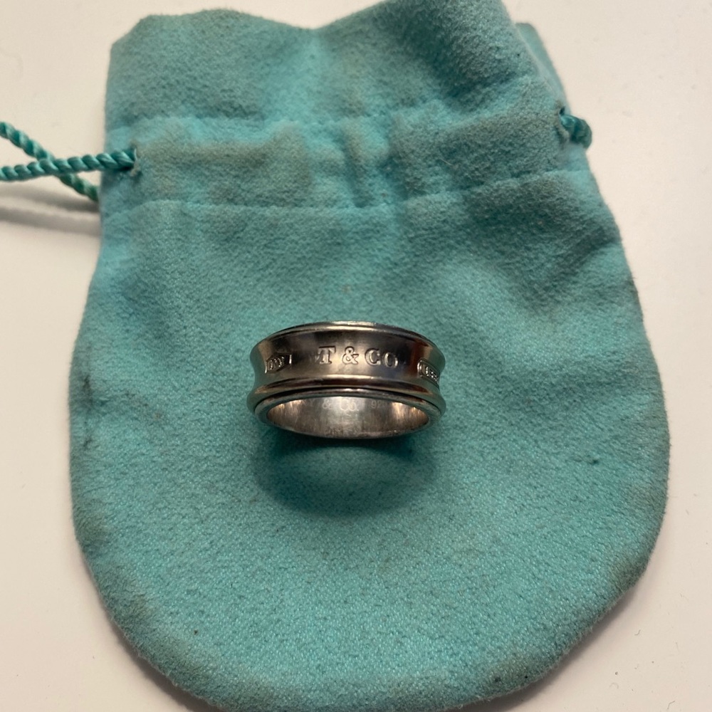 Tiffany Galaxy Titanium & Silver Ring